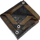 70% Black Shade Cloth, 6.5 x 10 FT Sun Shade Net with Grommets, Garden Sunblock Shade Cloth Shading for Greenhouse, Plant, Pergola, and Backyard Patio