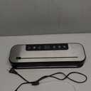 FIRE HIVE 5-in-1 Vacuum Sealer Machine for Food, 75KPa Powerful Suction, 11.8" Sealing Strip, Purple Light Clean, Built-in Sliding Cutter, Dry & Moist Modes, LED Display, 10 Vacuum Bags Included (Black)