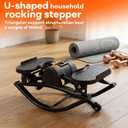 Rock Stepper,Portable Rocking Stepper Machine Low-Impact Home Fitness Machine with Built-in Counter, 330 lbs Capacity, Compact & Lightweight for Apartments