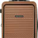 French Connection 5 Piece Mersai Luggage Travel Set, Warm Truffle, Medium