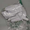 QTECLOR 21Women Long Gloves Stretchy Elbow Leather Glove for Evening Party Opera Costume (White)