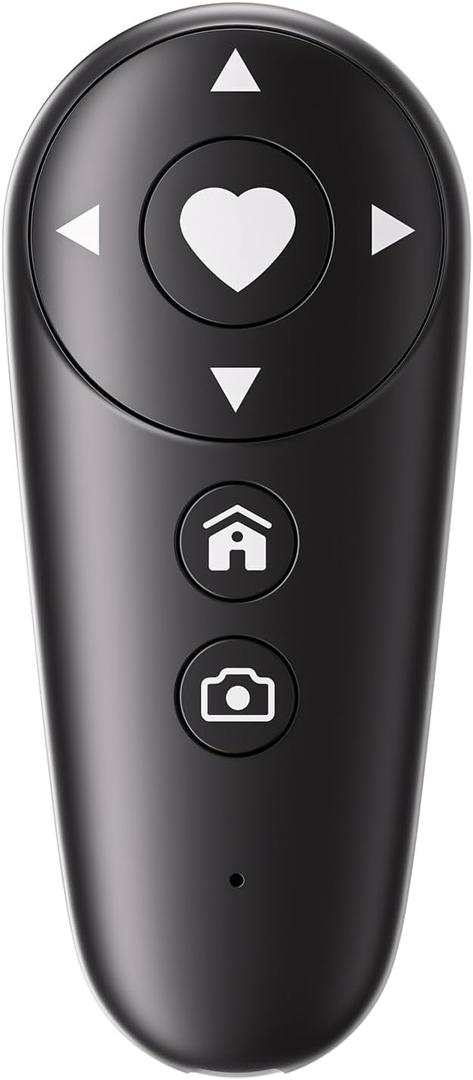 Scrolling Ring Remote Control for TikTok, Bluetooth Remote for iPhone, iPad, iOS, Android, Page Turner, Tap Tap TikTok, Fingertip Wireless Remote Control,Black