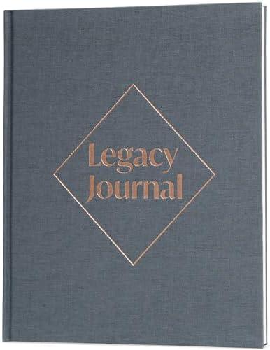Skyline Grandparent Memory Book – Family Tree & Legacy Journal – Birthday Gifts for Nana, Grandpa & Grandma from Grandchildren (Space Blue)