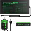 VIVOSUN 48" x 20.75" Seedling Heat Mat and Digital Thermostat Combo Set, UL & MET-Certified Warm Hydroponic Heating Pad for Germination, Indoor Gardening, Greenhouse (48"x20.75")