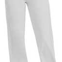 Healing Hands Taylor Women's Pants Mid Rise with 2 Pockets & Back Elastic Waistband 9095 (X-Small Tall, White)