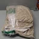 OLANLY Bathroom Rugs Sets 3 Piece, Soft Absorbent Chenille Bath Mats and U-Shaped Contour Toilet Rug, Quick Dry, Home Decor Accessories, Bath Mat Set for Bathroom (30"x20"+24"x16"+24"x20", Beige)