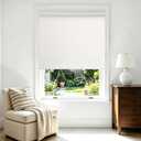 Niche Blinds Cordless Blackout Roller Shades with Valance,White,32" Wx72 H