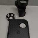 Black Silicone Car Cup Holder Expander Tray - Console Storage Organizer for Sedan & MPV - Universal Car Interior Drink Holder Organizer with Non-Slip Design