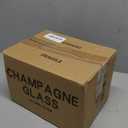 Stemless Champagne Flutes Set of 12, Crystal Glass, 8 oz Champagne Glasses, Prosecco Mimosa Glasses Set