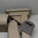 Step2 MailMaster Express Mailbox & Post, Weather Resistant, Large Outdoor Mailboxes, Made of Durable Plastic, Easy to Install, Flag Included, Mocha