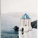 Stupell Industries Santorini Bell Tower Wall Plaque Art by Krista Broadway