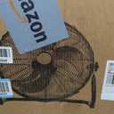18" Industrial Floor Fan with Remote, High Velocity Heavy Duty Fan, 4200 CFM, 1-2-4 Hour Timer, 3 Speeds, 360 Tilt, Wall-Mounting System Included, for Home, Gym, Office, Garage