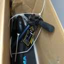 Caroma Electric Scooter Adults, 350W/500W Motor, Top Speed 20/25 Mph & 30 Miles Range, 8.5" Solid Tires, Cruise Control E Scooter for Adults (Dark Blue 1)