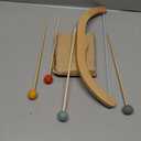 BOWRILLA Kids Bow and Arrow Set | Wooden Archery Toy for Boys & Girls Aged 3-7, Bow and Arrow for Kids | Includes 5 Arrows, 4 Targets, Cotton Quiver | Indoor & Outdoor Play