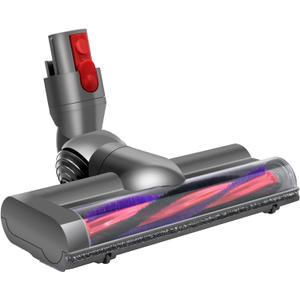 ilovelife Quick-Release Motorhead Cleaner for Dyson V7 V8 V10 V11 V15 Vacuums Animal Absolute Cleaner Head Replacement Part Electric Head for Hardwood Floor Carpets with Carbon Fiber Roller Brush