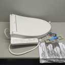 TOTO SW3074#01 WASHLET C2 Electronic Bidet Toilet Seat with PREMIST and EWATER+ Wand Cleaning, Elongated, Cotton White