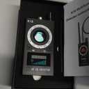 Hidden Camera Detectors, Anti Spy Camera Finder, GPS Tracker Detector, Hidden Devices Detector for Airbnb, Hotels, Bathroom, Home, Office (Black)