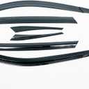 Smoke Tinted Side Window Visor Sun Rain Vent Guard 6p Compatible with 2024 2025 2026 KONA