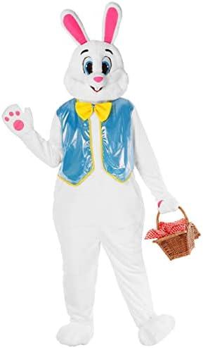 Morph Easter Bunny Costume Adult Rabbit Mascot Outfit Bunny Suit for Adults - Perfect for Easter Costumes and Events