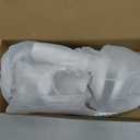 Lamicall Gooseneck Phone Holder Bed - [Nylon Braided] Flexible Arm, Overall Length 38inch, 360 Adjustable Clamp Clip, Overhead Cell Phone Mount Stand for Bed, Blue White