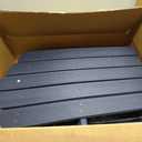 Patio Dining Chair, HDPE Outdoor Chairs with 385 lbs Weight Capacity, All Weather Fire Pit Chair for Porch, Pool, Deck, Backyard, Garden - Black (1 Set)