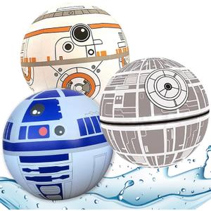 Large Play Balls Set of 3 - Fun Indoor and Outdoor Gift, Size 13.5 Inches - Can Use for Play/Room Decor/Party Decor/Pool Inflatable - Size Large