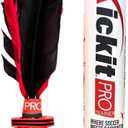 Kickit | The Original Birdie Soccer PRO Trainer | Play Outdoors, Indoors or Backyard, Beach or Tailgate, All Ages Fun & Travel Friendly (Black & Red)