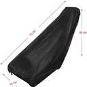 Thten Lawn Mower Cover,Waterproof Heavy Duty Push Mower Covers,Dust UV Protection,Secure Draw String and Large Size for Universal Fit with Drawstring & Storage Bag,Oxford 600D