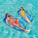 Swimways Elite Spring Float Hammock Pool Lounger, Inflatable Pool Floats Adult with Fast Inflation, Pool Hammock for Adults up to 250 lbs