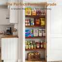 Wire Shelf Covers for Pantry, Premium Engineered Wood Shelf Covers for Wire Shelving, Wire Rack Covers for Closet, Laundry Room, Easy Assembly, Rustic Brown (5pcs, 30" W x 16" D), Patent Pending