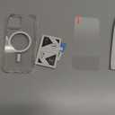 FNTCASE for iPhone 15 Case Clear: iPhone 14/13 Case Magnetic Phone Cases with Screen Protector Compatible with Magsafe Slim Anti Yellowing Rugged Protective Transparent Cell Cover (A-Clear)