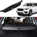 Cargo Cover for Volvo XC90 2025 2016 2017 2018 2019 2020 2021 2022 2023 2024 Accessories Rear Trunk Cover Rear Trunk Security Cover Shielding Shade, Black