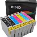 XIMO Remanufactured Ink Cartridge Replacement for Epson 98 T098 to use with Artisan 700 710 725 730 810 835 837 Printer,7 Pack(2 Black 1 Cyan 1 Magenta 1 Yellow 1 Light Cyan 1 Light Magenta)