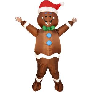 LUVSHINE Santa Costume Adult Funny Inflatable Christmas Costume for Chrismast Party
