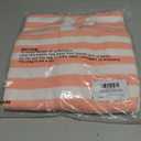 Saodimallsu Womens Striped Cardigan Sweaters Cropped Fall Button Open Front Long Sleeve Knit Sweater Coat with Pockets L