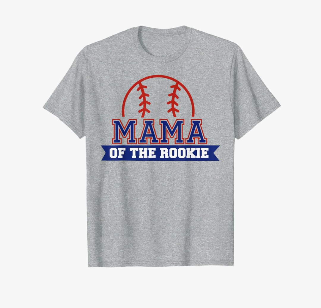 Mama of Rookie 1st Birthday Baseball Theme Matching Party T-Shirt L