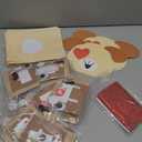 Puppy Valentine Card Holders Craft Kit - Makes 12 - Valentine's Day Crafts for Kids and Fun Home Activities