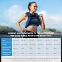 ZELUS Weighted Vest, 6lb/8lb/12lb/16lb/20lb/25lb/30lb Weight Vest with Reflective Stripe for Workout, Strength Training, Running, Fitness, Muscle Building, Weight Loss, Weightlifting (Blue)