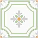 MORCART 20PCS Peel and Stick Floor Tile, 7.87" x 7.87" Vinyl Flooring Waterproof, DIY Flooring for Bathroom, Kitchen, Fireplace, Pet House, Stairs, Bedrooms, Wall Green Gray