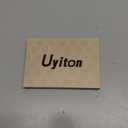 Uyiton Compatible with iPhone 17 Pro Camera Lens Protector - [Not Easy to Break][Strong Adsorption][Case-Friendly] Metal Tempered Glass Rear Camera Screen Cover - Black Titanium