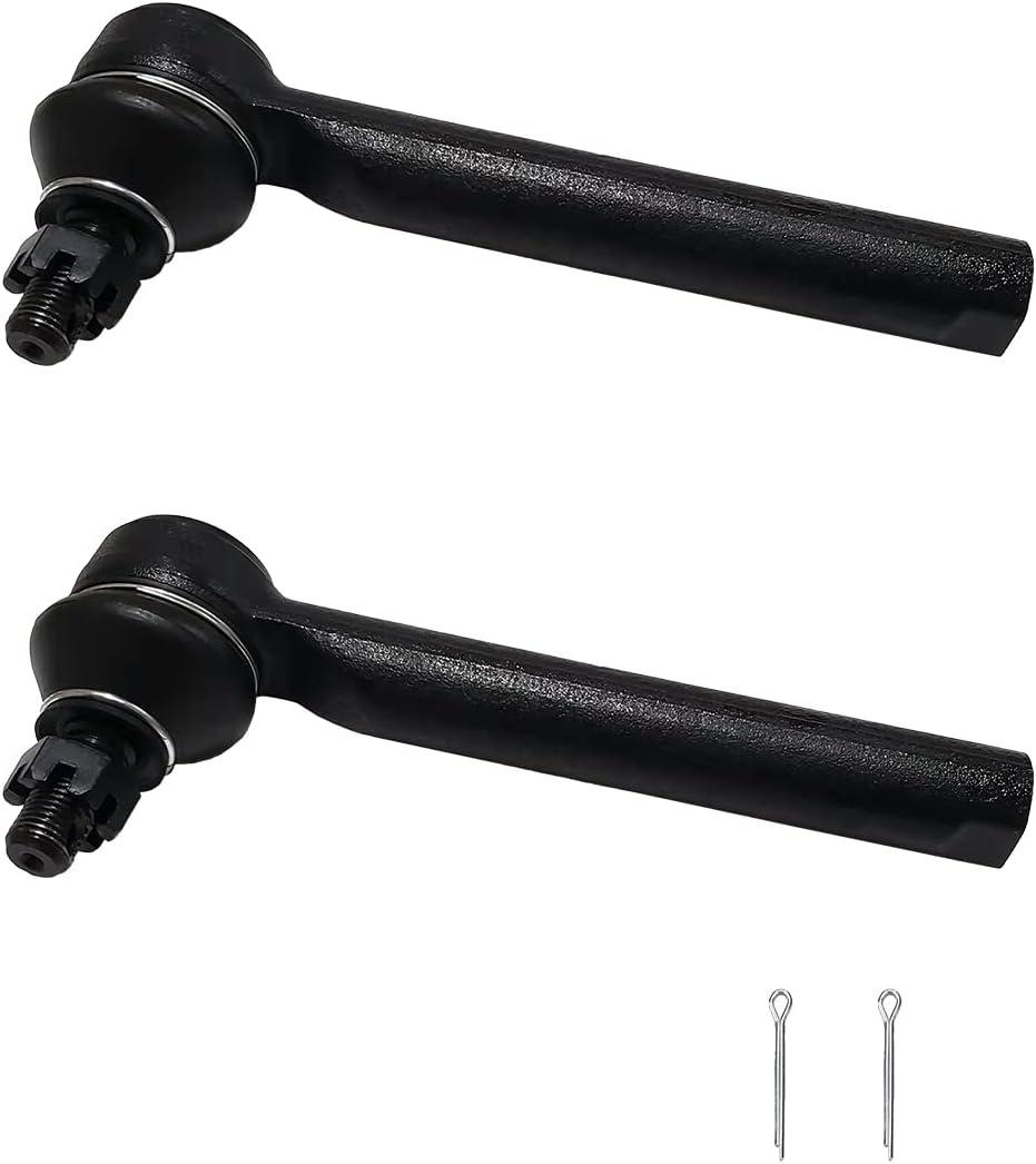 2pc Front Outer Tie Rod End Kit ES800303 (USA Built ONLY - Identified By 1st Digit Of VIN 1, 2, 3, 4, 5) for Honda CR-V 2007 2008 2009 2010 2011, Steering Tie Rod Ends for Honda CRV, Tie Rod Ends