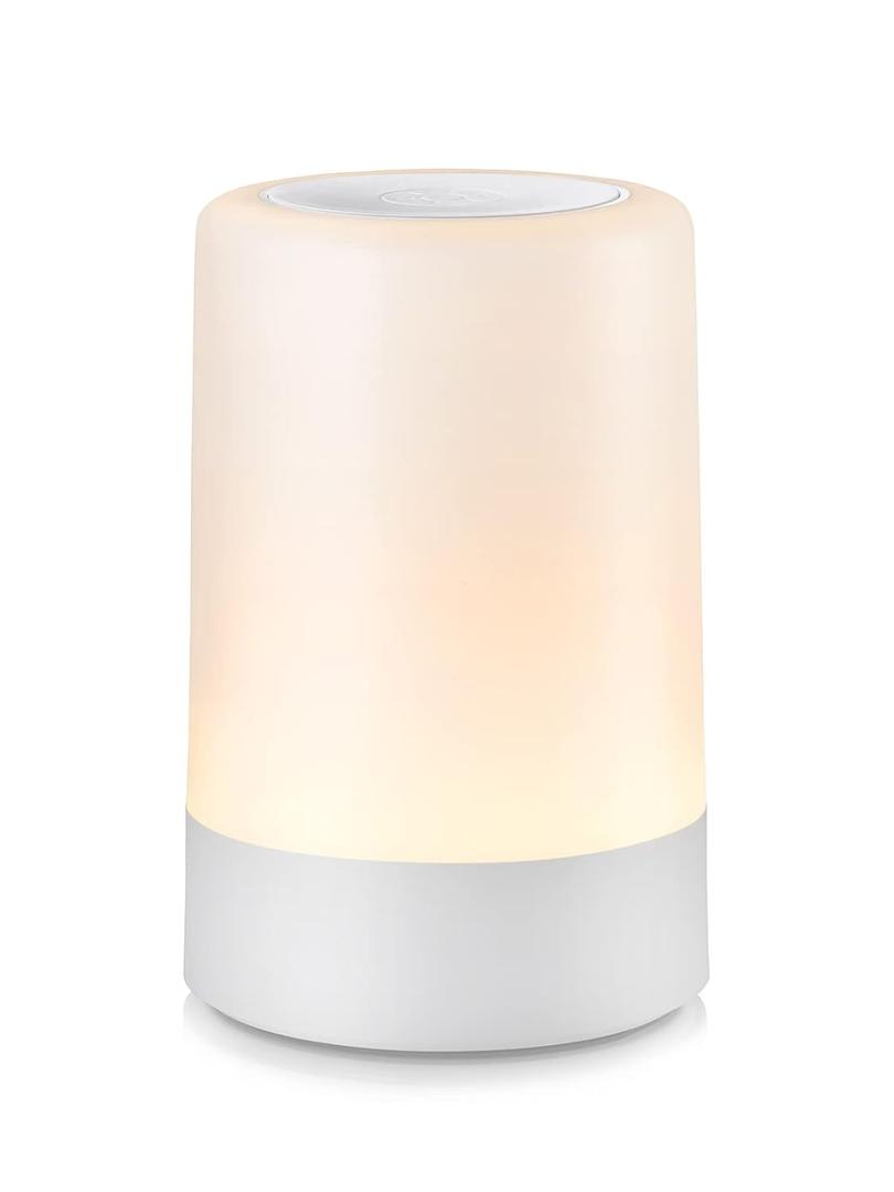 G Keni Nursery Night Light for Baby, Portable LED Touch Night Lamp for Kids and Adult, Breastfeeding, Sleep Aid, USB Rechargeable Nursing Lamp, Bedside Dimmable Warm Night Light, Soft Eye Caring (1 Pack)