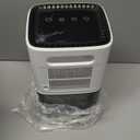 Dehumidifier, 60 OZ Water Tank, Dehumidifiers for Home, 500 sq. ft. Dehumidifier for Basement Bathroom Bedroom with Auto Shut Off, 7 Colors LED Light, Quiet Dehumidifiers with Sleep Mode (White)