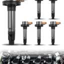 F150 Explorer Transit Upgraded Ignition Coil Pack Compatible with Expedition Flex Taurus Lincoln MKS MKT 2011 2012 2013 2014 2015 2016 3.5L V6 Replace# UF646 DG549,Set Of 6