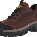 CAT Footwear Mens Invader Steel ToeWork Shoe (Brown) 7