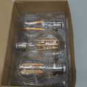 Ascher 60 Watt Equivalent, E26 LED Filament Light Bulbs, Warm White 2700K, Non-Dimmable, Classic Clear Glass, A19 LED Light Bulb with 80 CRI, Pack of 6