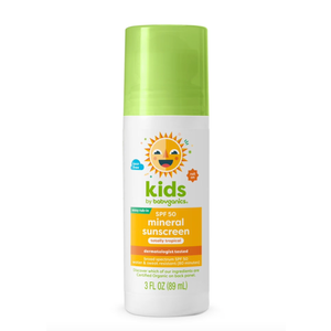 Babyganics SPF 50 Kids Mineral Sunscreen Roller Ball, Totally Tropical | UVA UVB Protection | Octinoxate & Oxybenzone Free | Water Resistant | 2 Pack (3 Ounce)