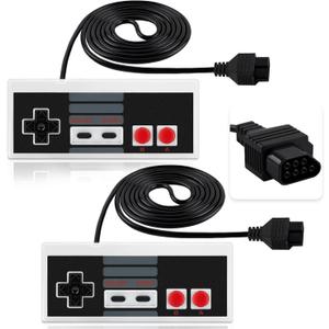 NC Classic NES Controllers for NES 8 Bit Entertainment System Console Control Pad (2PCS)