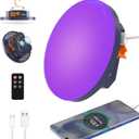 96 LED 395nm UV / 6500K Flashlight Camping Blacklight , 10000mAh Rechargeable, 3000 Lumens, Glow Lights for Party , Bedroom, Fluorescent Poster , Dog/Cat Urine ,Halloween Black Light (UV(Remote))