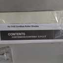 LazBlinds No Drill Blackout Roller Shades, 21.5" W x 48" H, Cream